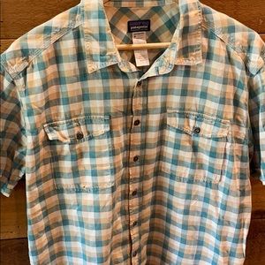 Patagonia short sleeve shirt organic cotton